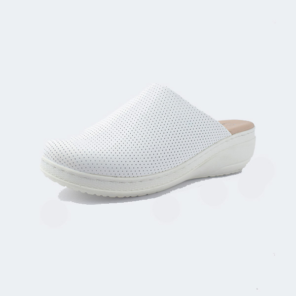 Sabot pour femme compense 011 blanc..........  sabots femme Maroc